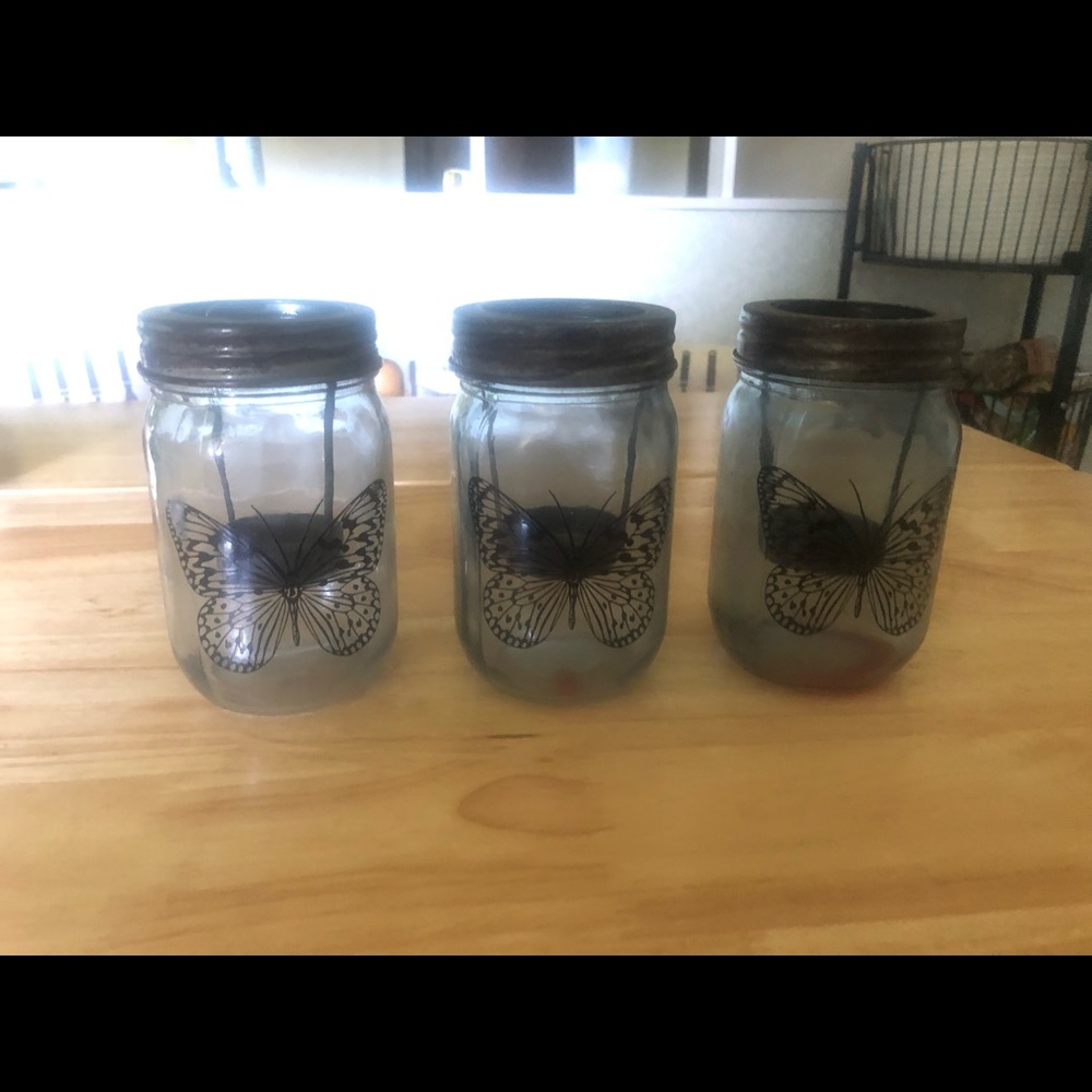 Mason Jar Tea Light Holders